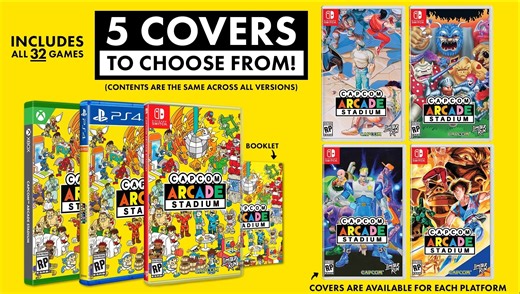 L'édition physique de Capcom Arcade Stadium sur Nintendo Switch, PlayStation 4 et Xbox One en précommande jusqu'au 9 février 2026 à 5h59 - Nintendo-Difference