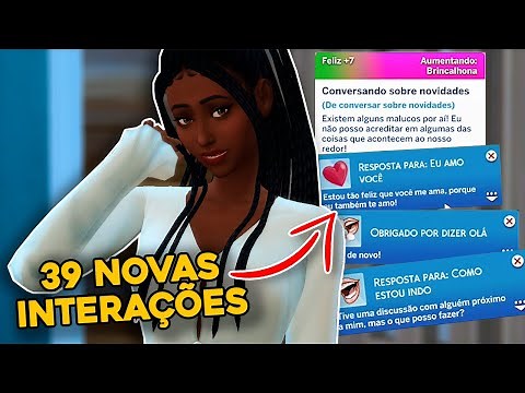 NOVAS INTERAÇÕES MUITO MAIS REALISTAS! | SOCIAL INTERACTION PACK | Mod Review | The Sims 4