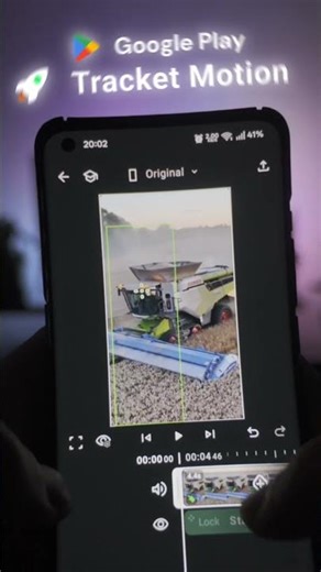 Testing my motion tracking video editor app for Android using video from: prohorizon (TikTok)