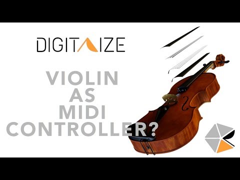 Digitaize Violin - Instrument and MIDI Controller - All In One!