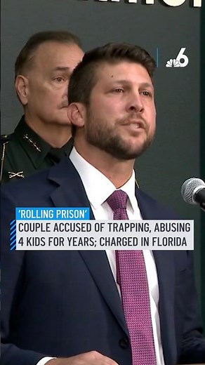 'A rolling prison': Couple accused of trapping, abusing 4 kids for years; charged in Florida