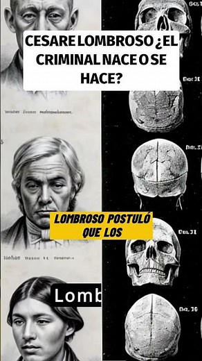 The Born Criminal Man: Lombroso's Theory