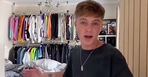 Inside Strictly star HRVY's family home with impressive TV bed