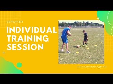 U9 player - individual session - improving skills