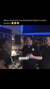 Never forget then the Police crashed Kodak’s studio session 😭😂 @top fans | TRAP VIP