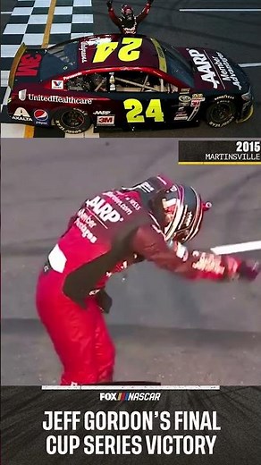 Jeff Gordon wins his final Cup Series race ever! 🏆 #tbt #NASCAR #Historic