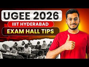 UGEE 2026 Exam Hall Tips 🔥 Last-Minute Strategy Before Entering the Hall | IIITprep