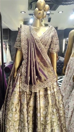 POV: You found the most regal purple bridal lehenga for 2025! 👑 #shorts #royalwedding