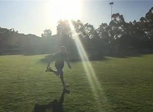 Farthest Long Jump On Grass