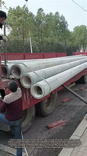 Controlled Rope Techniques for Safe Handling of Heavy Concrete Poles