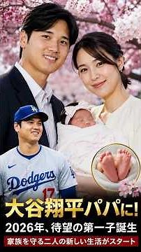**【最新】大谷翔平と田中真美子の新生活｜第一子となる女の子誕生後の現在とは？家族を守る二人の感動ストーリー