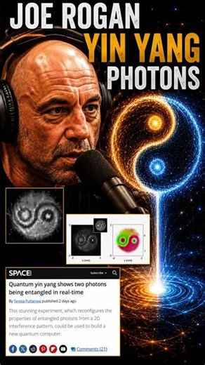 Joe Rogan Shocked by Quantum Yin Yang Discovery 🤯 #joerogan #shorts