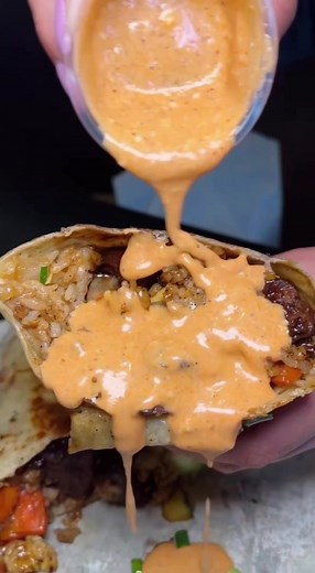 This is a Volcanoritto 🌋🌯❤️ #lasvegasfood #lasvegaslocal #teppanyaki #lvfoodie #steaktiktok