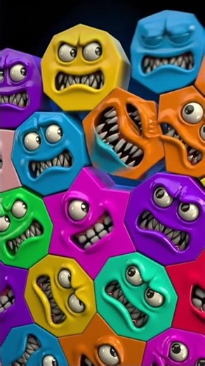 Nonagoonies and Cyclop Star Monsters #animation #shorts