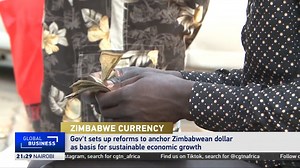 The Zimbabwean government is seeking to restore the Zimbabwean dollar as a stand-alone currency in five years phasing out the heavy reliance on the U.S. dollar, which makes doing business in the country difficult and exports uncompetitive. | CGTN Africa