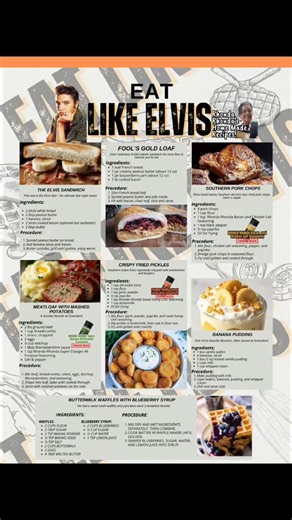 Eat like Elvis some of his favourite food | Rhonda's Kitchen