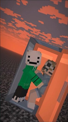 Dream's new challenge be like (Fridge in Nuke Explosion) #minecraft #dream #georgenotfound
