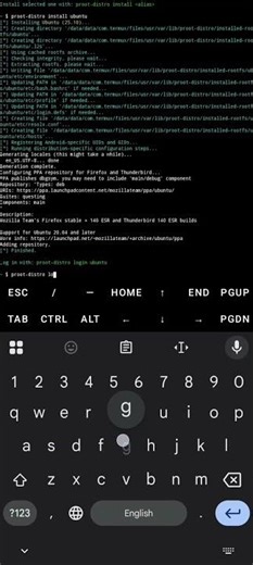 Установка Ubuntu в Termux в 2026 году #termux #ubuntu #install #2026 #2026short