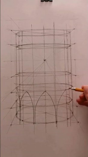 Easy Architecture Sketch for Beginners ✏️ #shorts