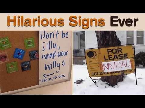 😂 Hilarious Signs Ever That Feel Like Accidental Stand-Up Comedy 😂 || Sign Hub