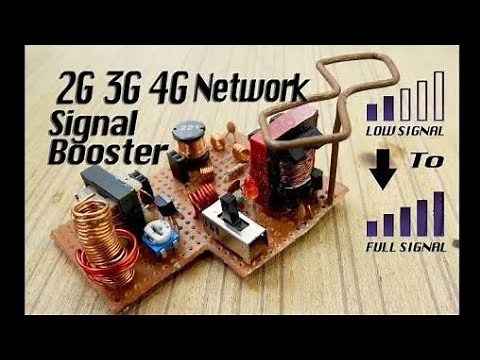 Mobile Signal Booster How to make mobile signals booster using LM386 ic Unique TechChip