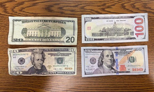 'Motion Picture Purposes' counterfeit money found in Wisconsin county
