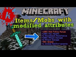 Minecraft | Tutorial - Items and Mobs with Modified attributes | [1.7]