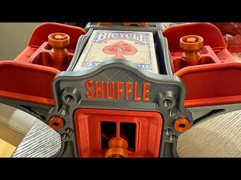 Card Shuffler - 3D Print Timelapse