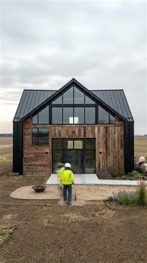 Old Barn Turned Into a Stunning Modern Home #diytransformation #renovation
