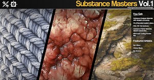 A Pack Of 3 Materials From Substance Masters