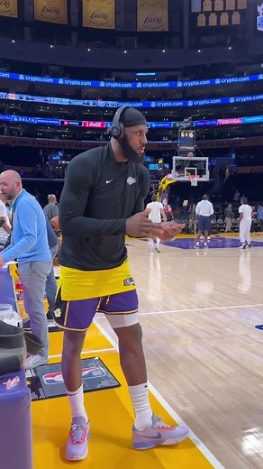 The King takes the court 👑 | NBA
