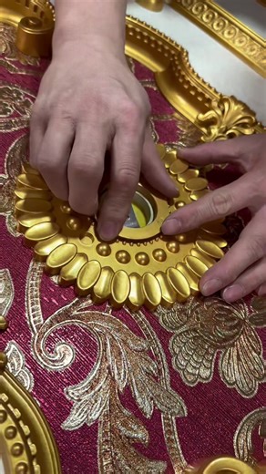 Craving French elegance but dreading cleaning those plaster details? Is there a no-maintenance hack? 🤫🧹 #Ceiling #design #ceilingmedallion #plafonpvc #foryou