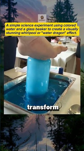 How to Create a Water Dragon in a Glass! 🐉🌊