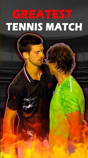 Greatest Tennis Match Ever 🤯 (Djokovic Vs Nadal Australian Open Final 2008) #tennis #djokovic #nadal