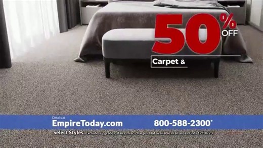 Empire Today 50-50-50 Sale TV Spot, 'Biggest Sale: Half Off Your Entire Project'