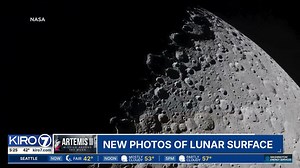 Video: New photos of lunar surface