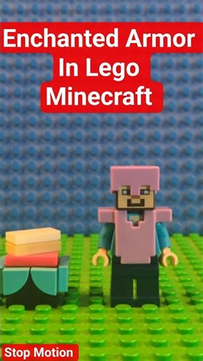 Enchanted Armor in Lego Minecraft