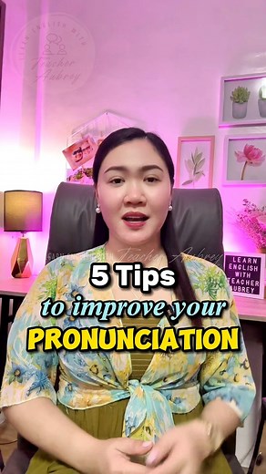 5 Tips to Improve m Your PRONUNCIATION 🗣️ #learnenglishwithteacheraubrey #tips #pronunciation #learnenglish #speakenglish #reels | Learn English with Teacher Aubrey