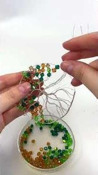 Tree of life wire wrap pendant DIY 🌲🌟