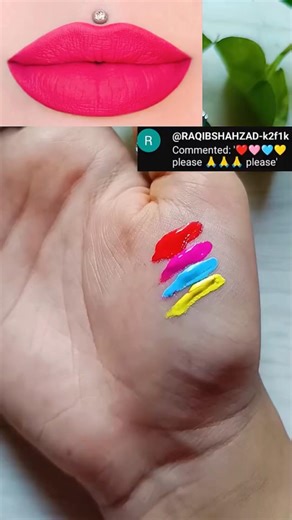 Create a own lipstick shade💄#makeup #lipsticktutorial #beauty #shorts