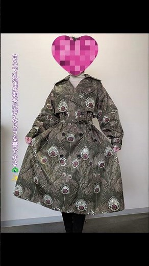 前回の続き。ベルトの通し方でシルエットが変わる3wayデザイン。その日の気分で違う表情を楽しめます。細部まで丁寧に仕立てた一着、ぜひご覧ください#洋裁教室 #ハンドメイド #ドレスコート #ソーイング
