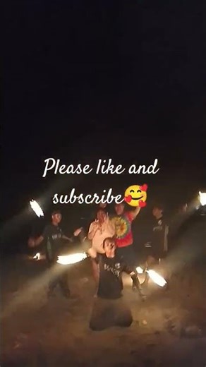 dancing with the island's best firedancers #*firedance #dance #islandlife #shorts #balabac