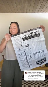 You asked, we tried! How do our vacuum compression bags stand up to our packing cubes?👇 👀 #daisousa #discoverdaiso #daisohaul #packingcubes #travelhacks #packinghacks | Daiso USA