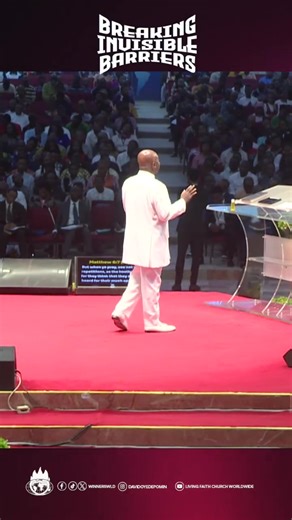 No barriers will survive on your path! No devil will take you for a ride anymore! Every form of harassment on your life must tremble and crumble! You will never go down again! You are changing levels! #propheticdeclaration #OpenDoors2026 #livingfaithchurch #bishopdavidoyedepo #davidoyedepomin_intl