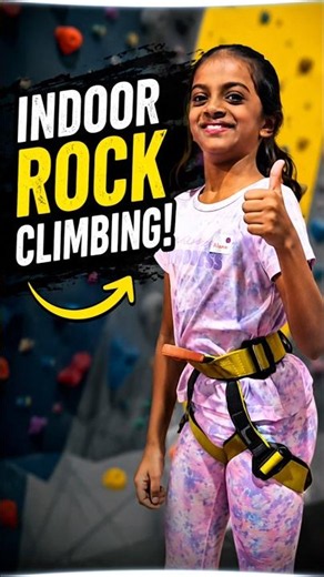 🧗‍♀️ My First Indoor Rock Climbing Adventure! 😄 | Brave Little Climber #rockclimb #rockclimbers