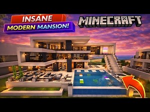 Insane Minecraft Modern Mansion Full Tour! 🏡🔥 (Luxury Interior