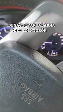 DEACTIVATE SEAT BELT ALARM