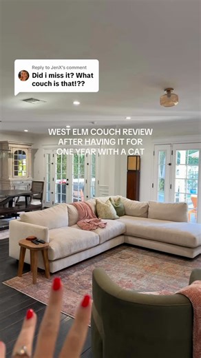 Libby + Ryan Lamont on Instagram: "It’s been one year since we got our couch from @westelm so it’s time for an honest review! #bestcouches #homedecor #interiordesign"