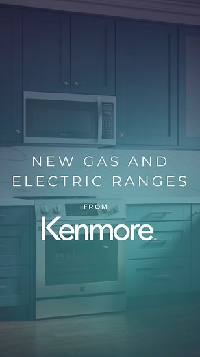 Introducing the new electric and gas range lineup from Kenmore. Now available at #Lowe's. #Cooking #Range #AirFry #Stoves | Kenmore