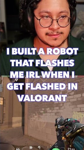 IRL Valorant Flashbang #gaming #valorant #raspberrypi